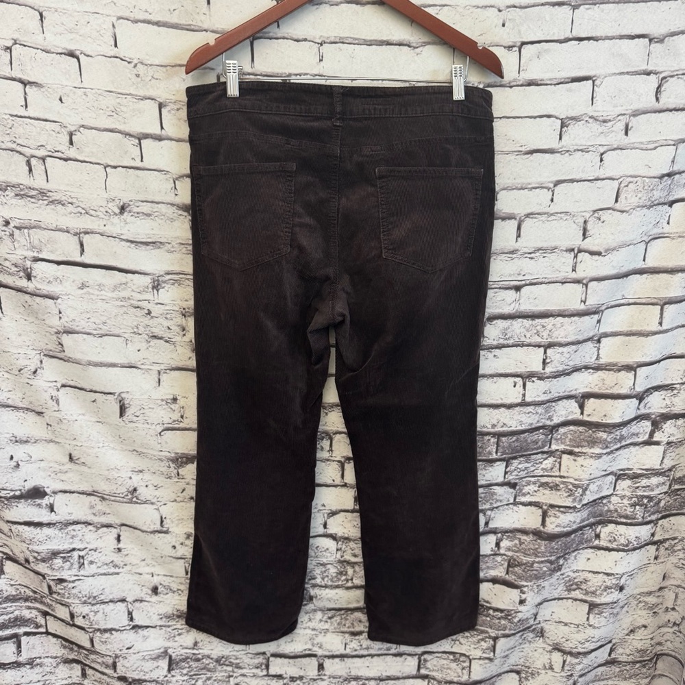 Anthropologie The Yaya Mid-Rise Corduroy Crop Flare Jeans by Pilcro SZ 31 - Picture 4 of 11